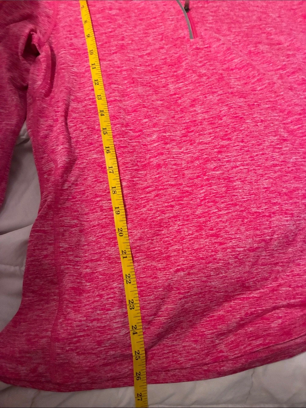 Nike Women’s Heather Pink Half-Zip Turtleneck Pullover